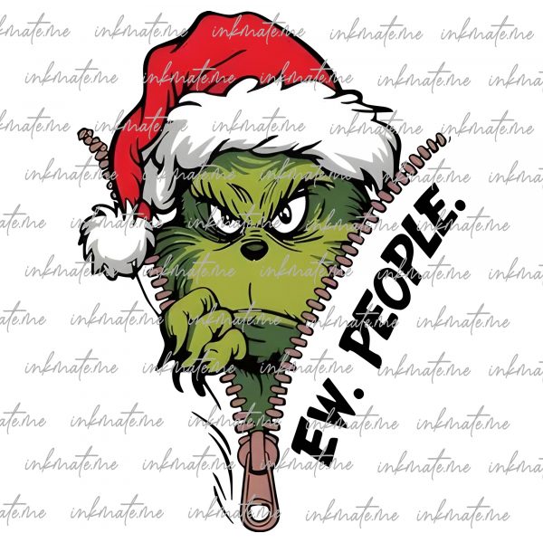 Grinch Eww People Svg Png Ew people Grinch Svg Png Grinchy Christmas Svg Eww People Shirt Png Ew People Png Grinchmas Cricut Silhouette