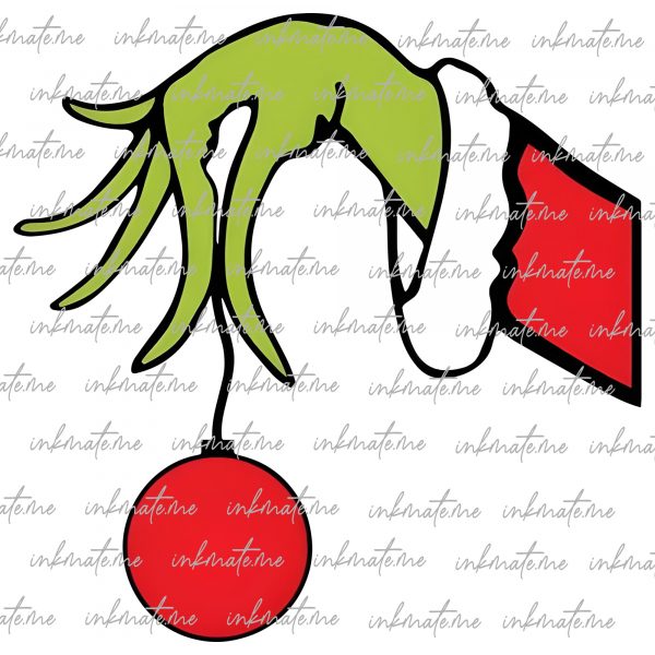 Grinch Stole SVG, Grinch Hand SVG, Christmas SVG, Grinch Stole Clipart, Print Files, Cut Files For Crafters, Dxf,Png,Eps,Pdf, Cricut File