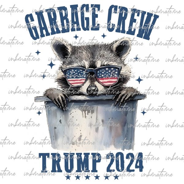 Trump Garbage Crew Png, Trump Garbage Man in Trash Truck, Donald Trump Trash Man Png, Trump Garbage Truck T-shirt, Donald Republican Png