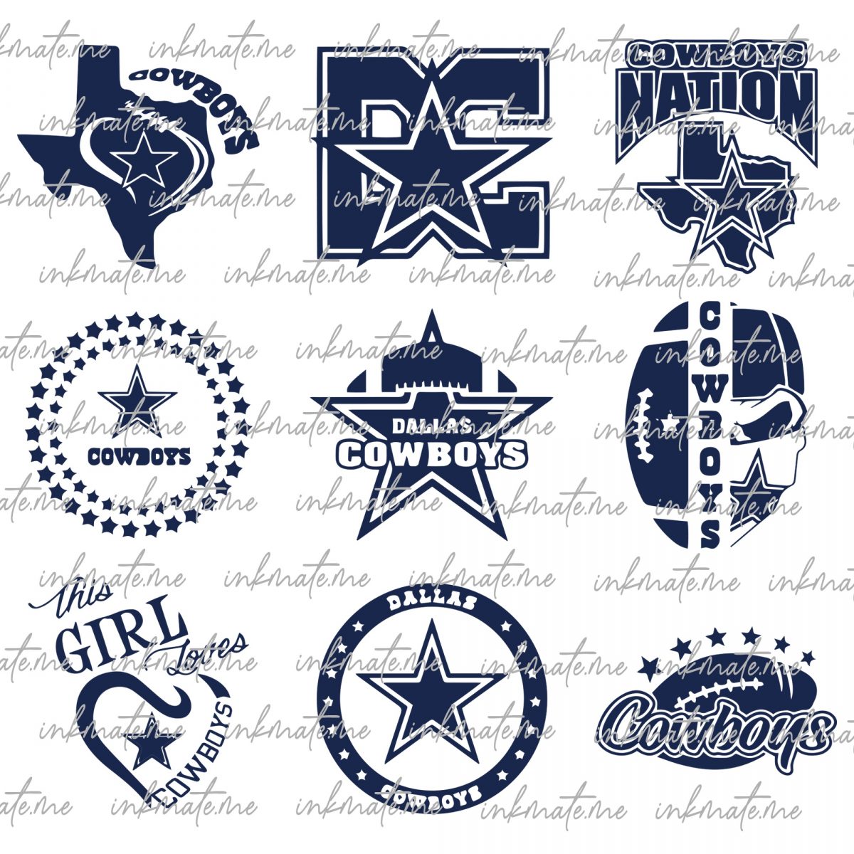 Star Cowboys Svg, This Girl loves cowboys, Sublimation Cowboys football svg, Football Cowboys svg, Dallas png, Cowboys SVG, Football Png