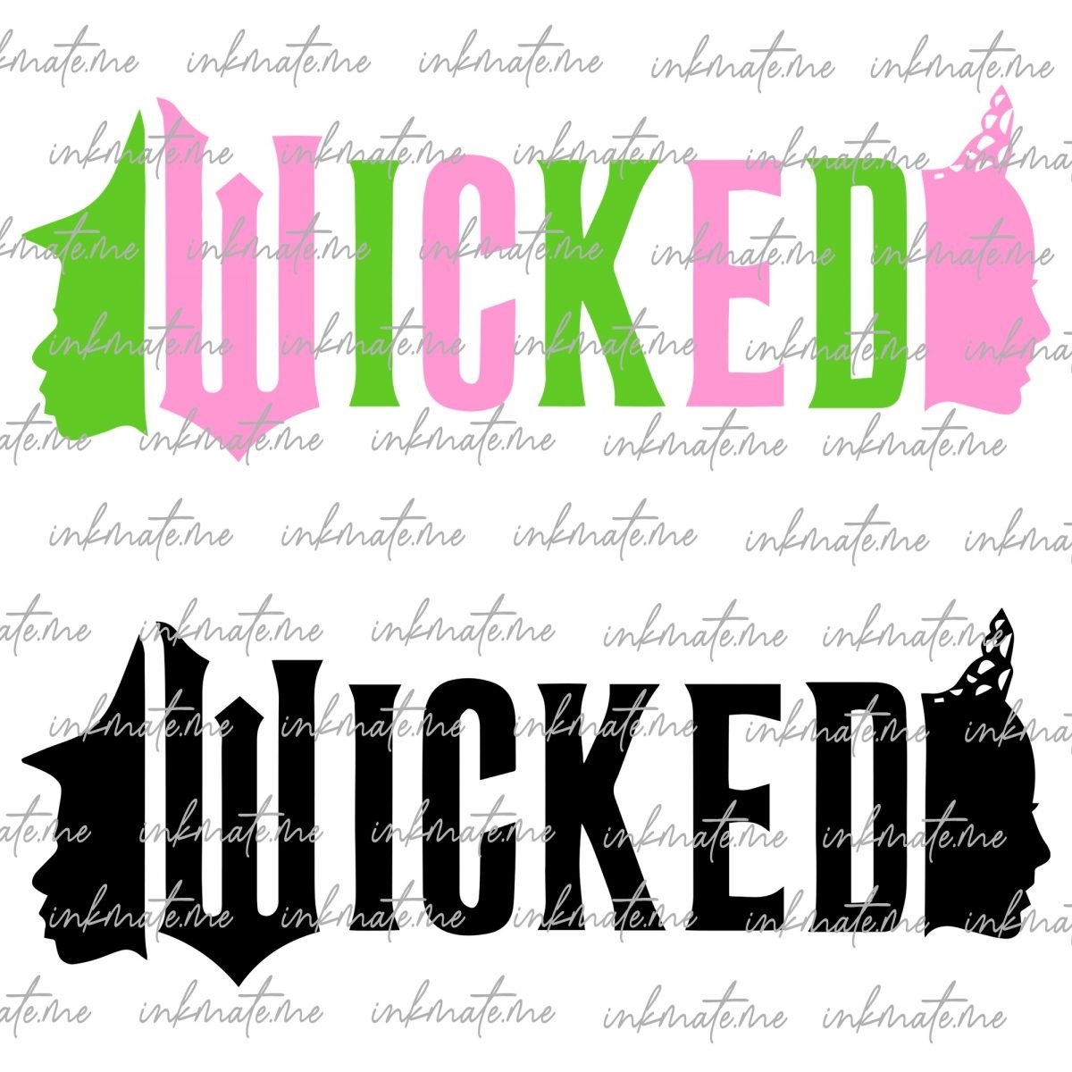 Wicked movie svg, wicked png, wicked cricut, silhouette, instant digital download