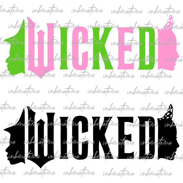 Wicked movie svg, wicked png, wicked cricut, silhouette, instant digital download