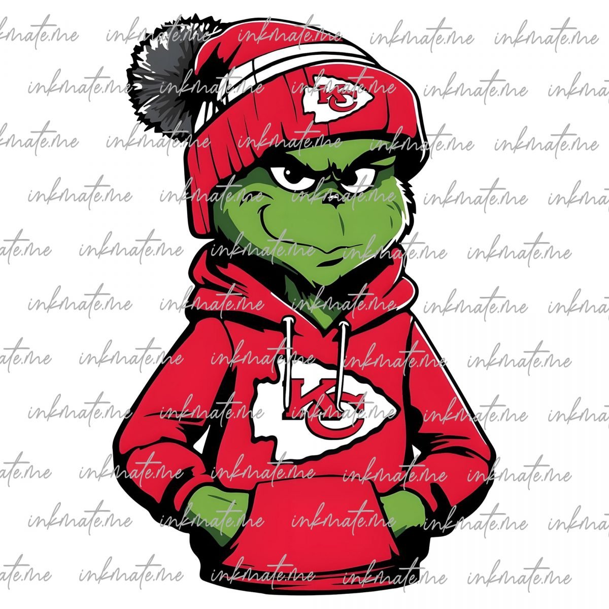 Kansas City Christmas SVG, Kansas City Chiefs Shirt, Kansas City Chiefs PNG, Kansas City Chiefs Sweatshirts, Grinch Christmas, Grinch PNG