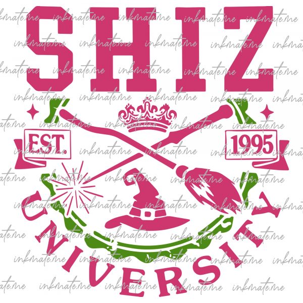 Shiz University Png, Wicked Coquette Png, Shiz University Logo Png, Wicked The Musical, Funny Halloween Png