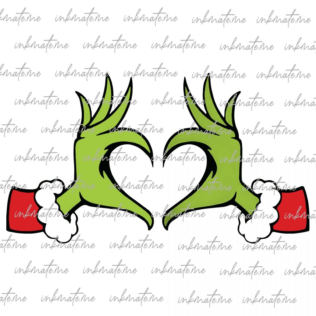 Merry Grinchmas Svg, Christmas Couples Funny Matching Png, Christmas Grinch Svg, Funny Grinch png, Christmas Png, Grinch Heart Clipart svg