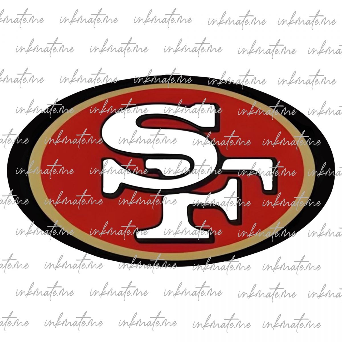 San Francisco Football Design | Perfect for Printing, Cutting and Sublimation | Svg, Eps, Png, Dxf, Eps | Cricut Silouhette