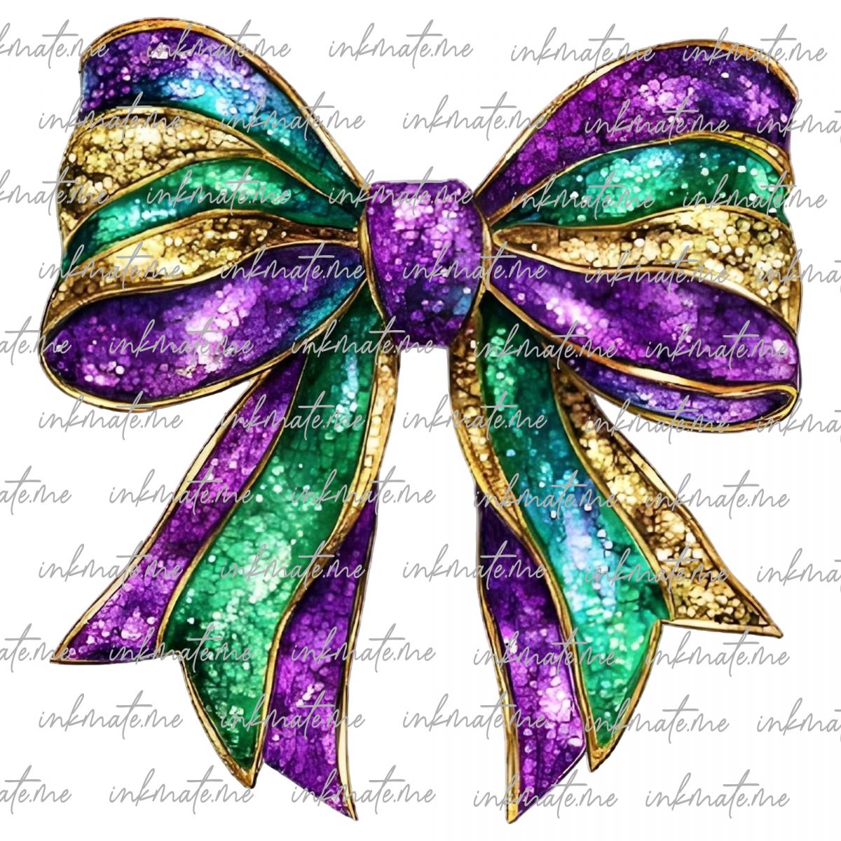 Mardi Gras Bow Sublimation PNG Coquette Bow Mardi Gras Shirt Mardi Beads Louisiana Festival Shirt New Orleans Carnival Glitter Bow Shirt