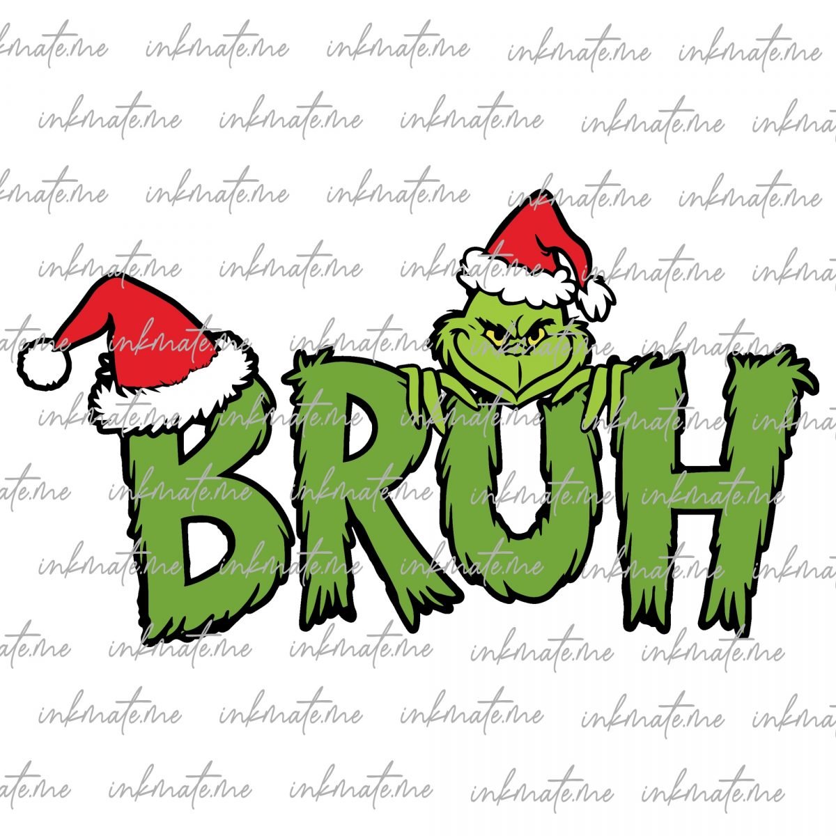 Bruh Grinc Christmas png, Bruh Retro Boy Christmas PNG, Retro Christmas Png, Green Guy Png, grinch png, Santa Claus Png, Bruh Christmas Grnc