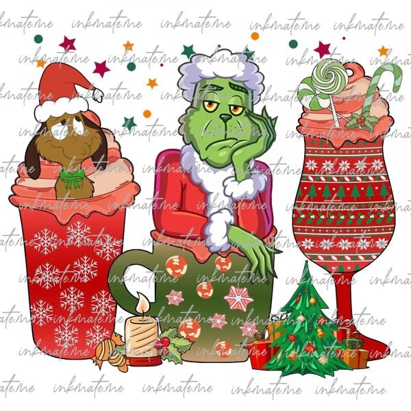 Grinch Christmas, Christmas Grinch Art, Funny Grinch