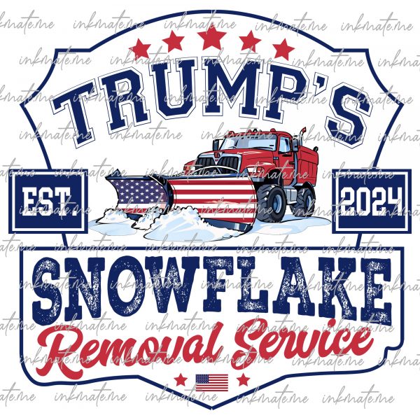 Bundle Trumps Snowflake 2024 Png, Snowflake Removal Png, Trump Election, Trump Train Png, Patriotic Trump Png, American Patriotic Trump Png