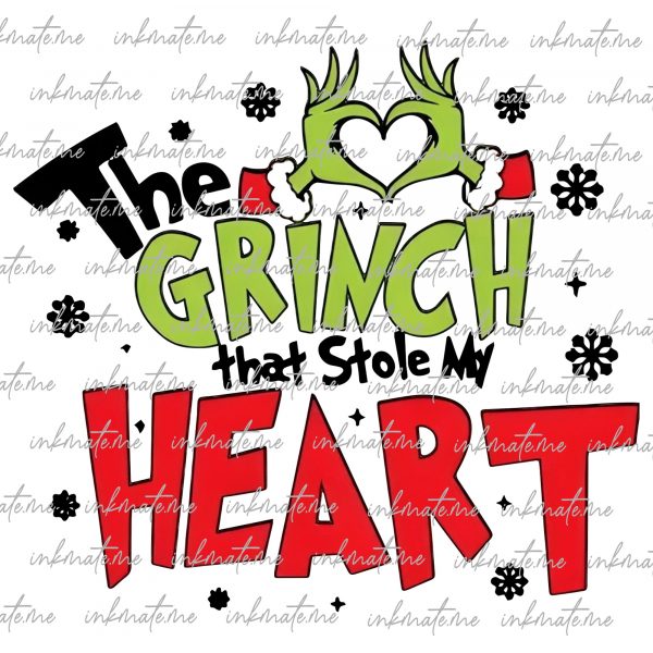 The Grinch that stole my heart tshirt png, christmas shirts couples png, matching couple christmas shirt, grinch svg, grinchmas couple svg