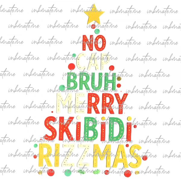 No Cap Bruh Merry Skibidi Rizzmas PNG, Skibidi Rizzmas Png Christmas, Merry Rizzmas PNG, New Year Png, Skibidi Rizzmas Sweatshirt