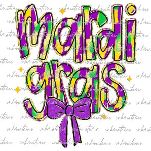 Glitter Mardi Gras Coquette Png, Mardi Gras Png, Fleur De Lis Png, Retro Mardi Gras png, Mardi Gras Sublimation, Mardi Gras Shirt Design