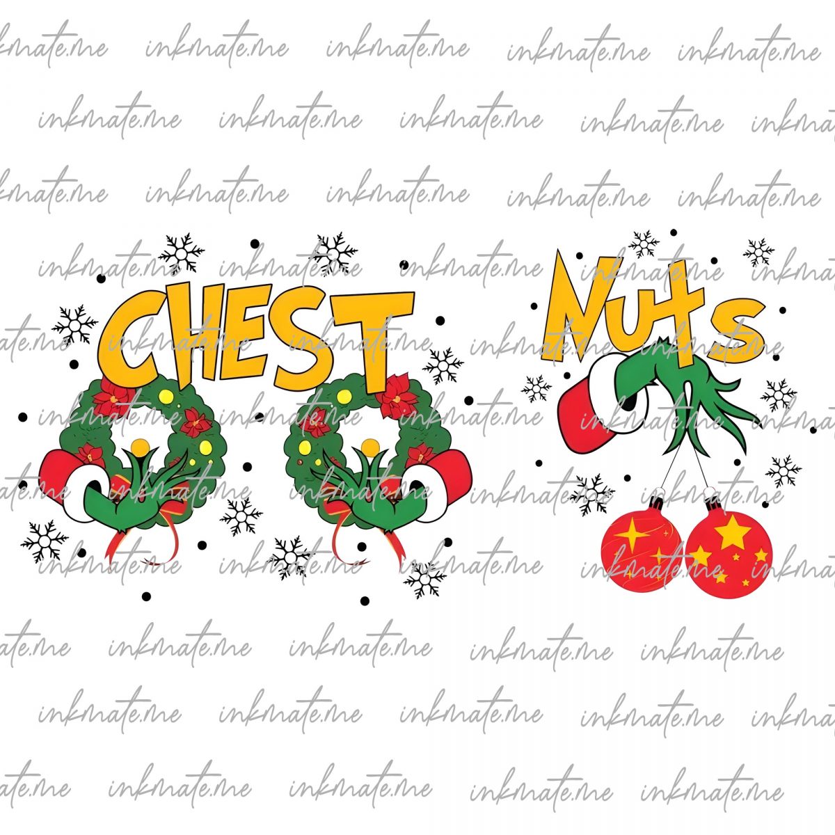 Chest Nuts SVG, Chest And Nuts Couples Christmas PNG, Chest Nuts Shirt svg, Chest Nuts Couple Png, Christmas Couple, Couple Matching shirts