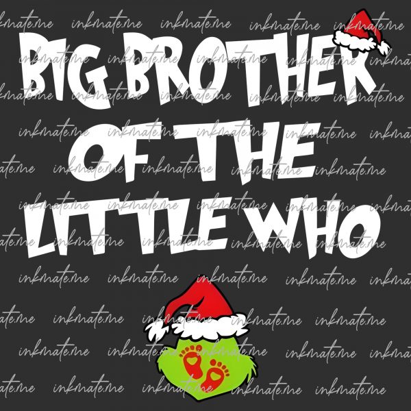 Big Sister Of The Little Who Is Due, Big Brother, Pregnancy Announcement Christmas, A Little Who Is Due Png, The Man Behind The Little Who