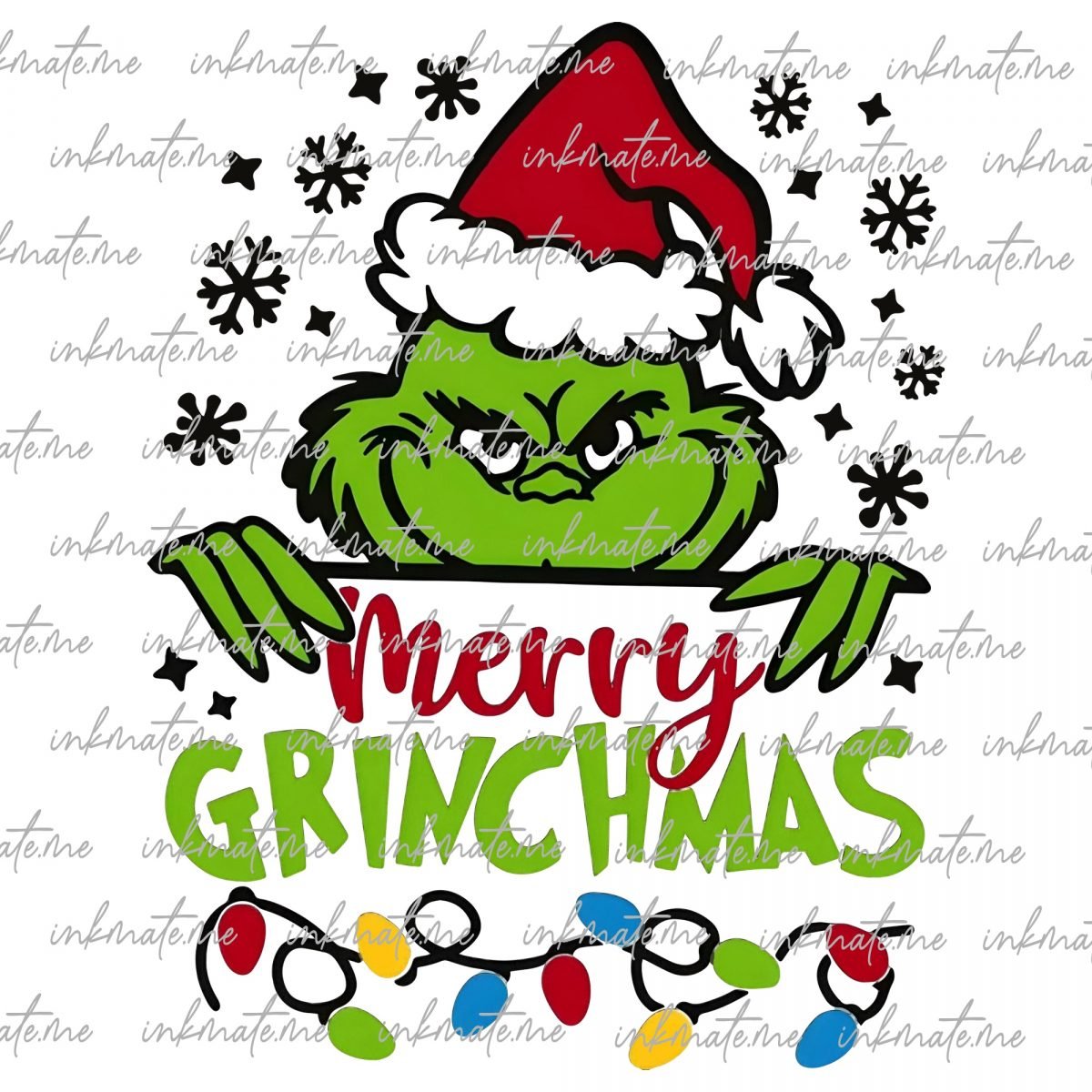 Merry Grinchmas Svg Png Files Clipart, Christmas Print png, Digital Download Cricut Cut Files, Merry Grinchmas Silhouette Cut Files