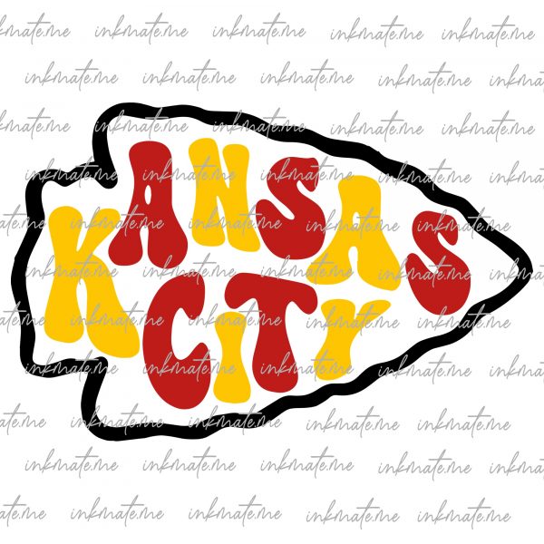 Kansas City SVG, Kansas City PNG, football clipart, chiefs svg, chiefs png, Kansas City Football American Football Design, kansas chiefs svg