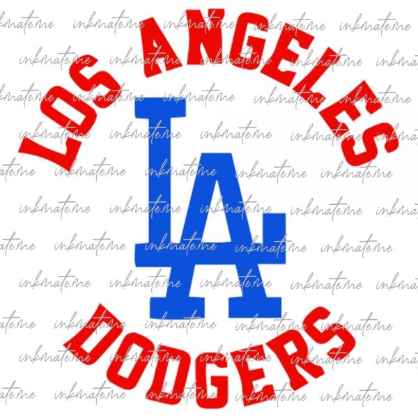 Los Angeles Dodgers svg, png, dxf, eps, ai