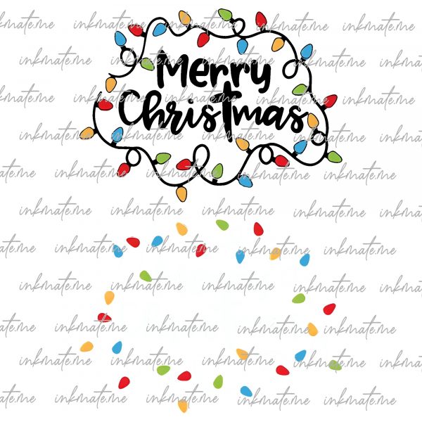 Merry Christmas Png, Christmas Lights Png, Christmas Lights Png, Christmas Png, Merry Christmas Png, Christmas Gift Png, Digital Download