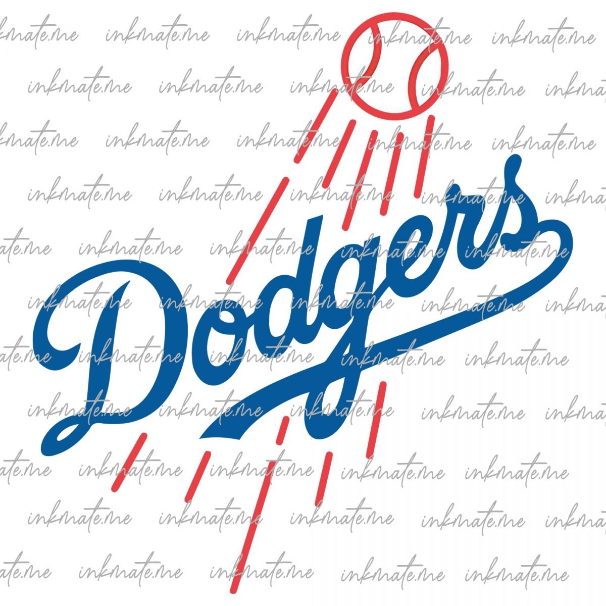 Los Angeles Dodgers svg, png, dxf, eps, ai