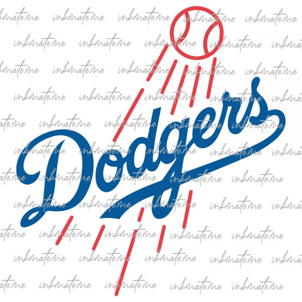 Los Angeles Dodgers svg, png, dxf, eps, ai