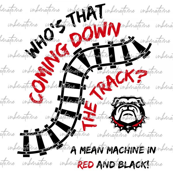 Georgia Bulldogs Digital Download - 2025 Sugar Bowl - PNG Who's That Coming Down the Tracks - Georgia Shirt Design - Mens & Womens T-Shirt