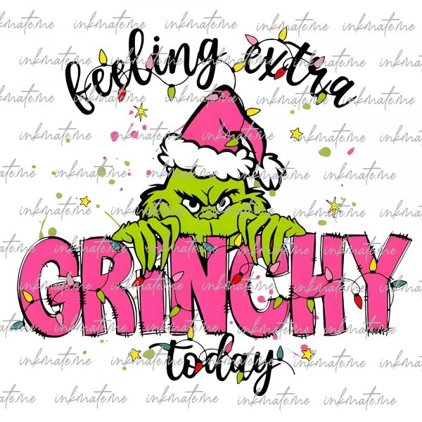 Feeling Extra Grincy Today Bundle Svg, Grinc Christmas Svg, Retro Christmas Svg, Christmas Svg, Retro Christmas Shirt Svg, Instant Download