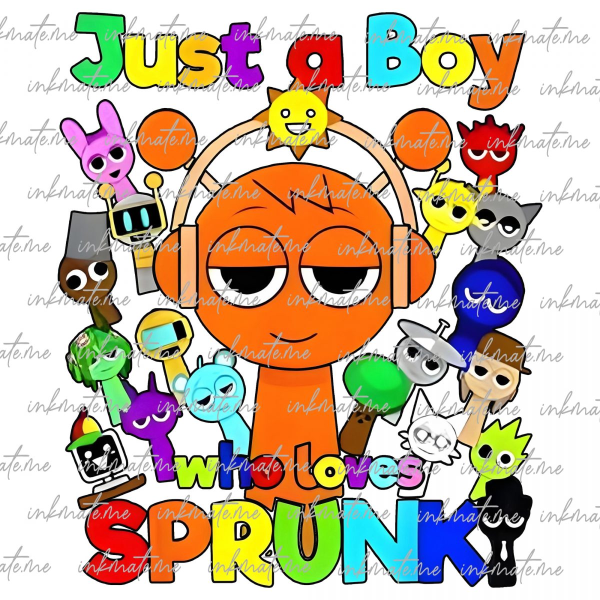 Sprunki boys Oren Just a boy who loves Sprunki png Download