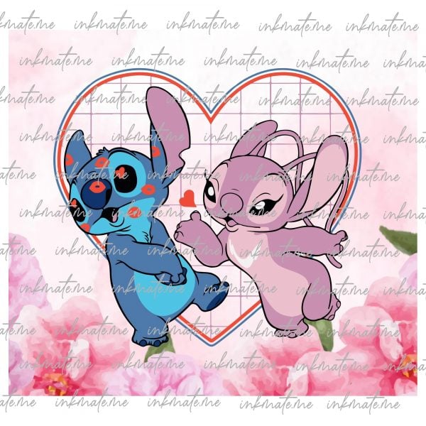 Stitch Couple, Lilo and Stitch Valentine, Cute Stitch, Stitch Love, Stitch Design