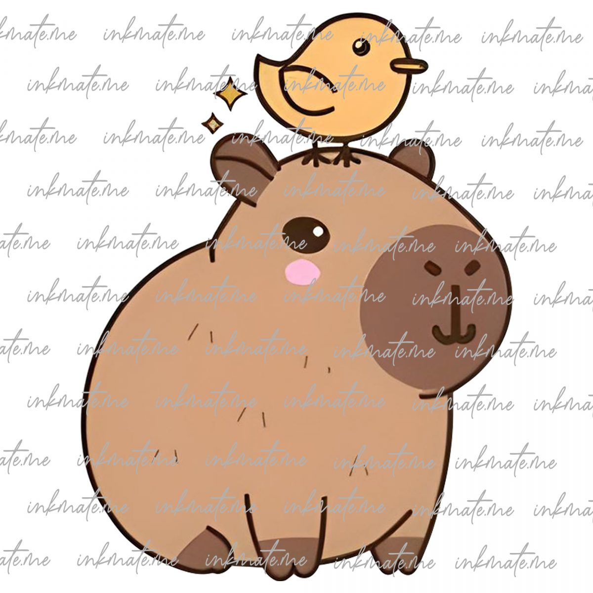 Cute Capybara PNG, Capybara SVG Bundle,Funny Capybara Clipart, Digital Sticker,files for cricut, Kawaii Animal Illustration