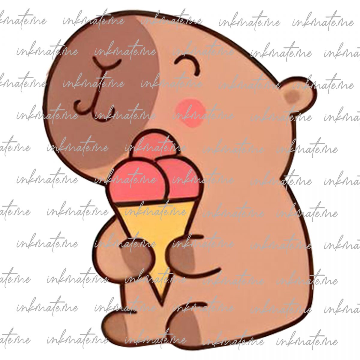 Cute Capybara PNG, Capybara SVG Bundle,Funny Capybara Clipart, Digital Sticker,files for cricut, Kawaii Animal Illustration