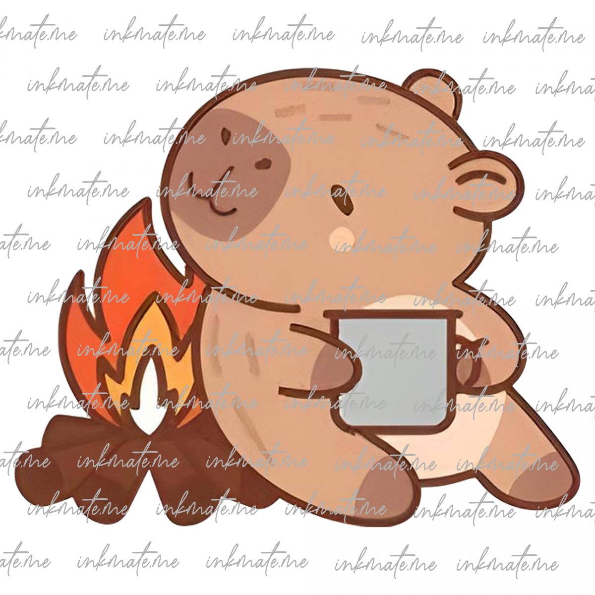 Cute Capybara PNG, Capybara SVG Bundle,Funny Capybara Clipart, Digital Sticker,files for cricut, Kawaii Animal Illustration