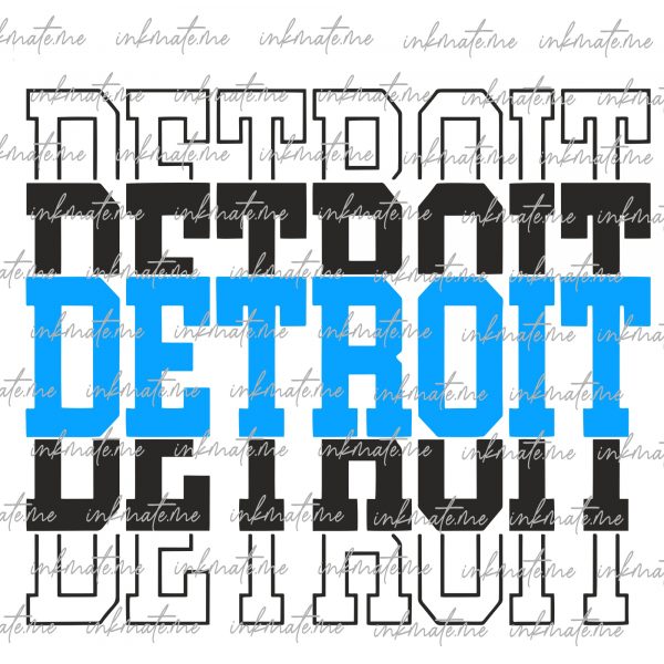 Detroit Svg, Detroit Football sports design, Detroit Football svg png, Football Shirt svg, Sports Svg, Detroit basketball svg, Lions Svg