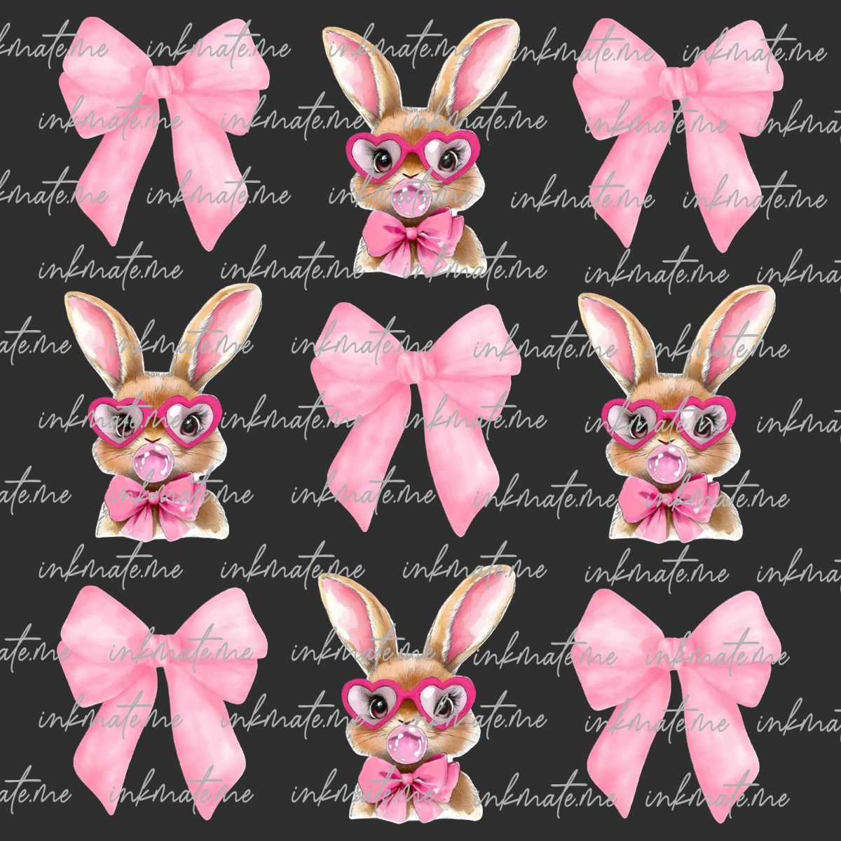 Easter Bunny Coquette PNG, Easter Bunny png, Easter png, Coquette Easter png, Girls Easter Png, Bunny Bow Png, Easter shirt png, Bunny Png