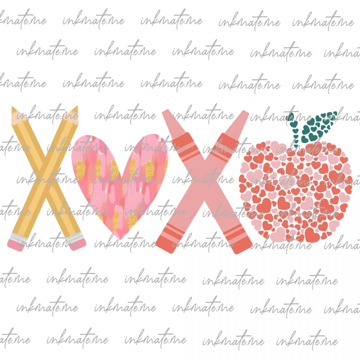 Teacher Valentine XOXO Png, Valentine Teacher Png, Retro Teacher Gift, Teacher Valentine Shirt Design, Teacher png, Valentines Heart png