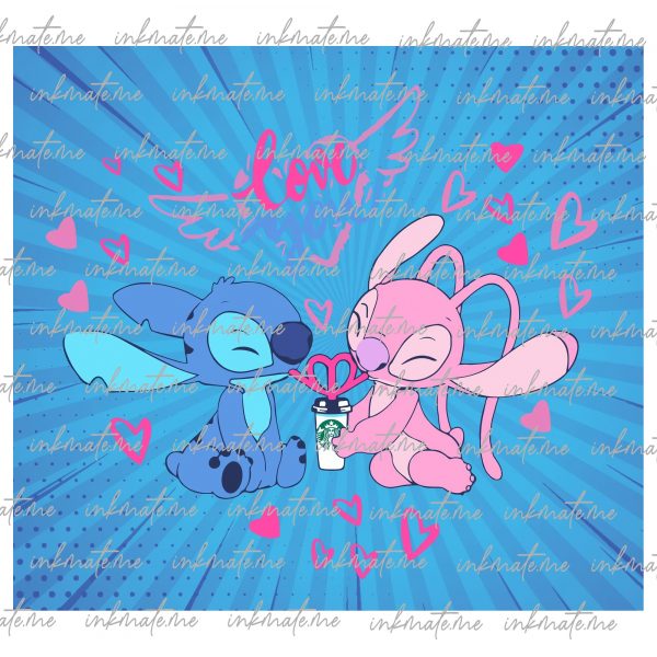 Adorable Stitch, Stitch Couple, Stitch Design, Romantic Stitch, Cute Stitch, Heart Stitch, Stitch Valentine, Stitch Love