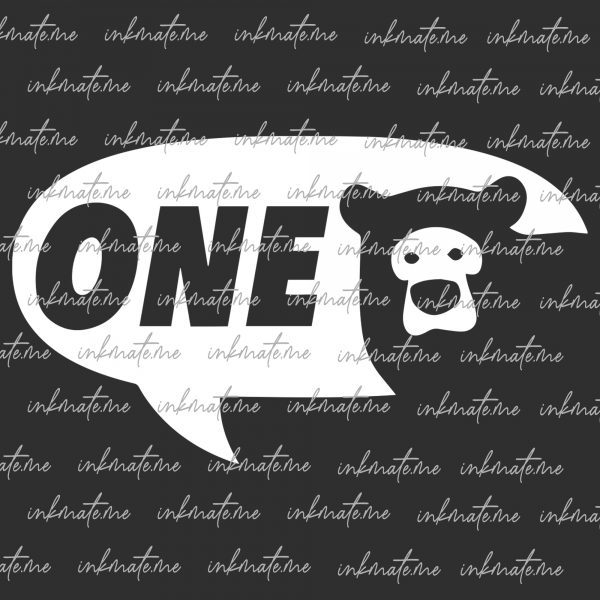 Hey Bear One Bear SVG PNG Set | Inspired Logo Style for Cricut & Silhouette