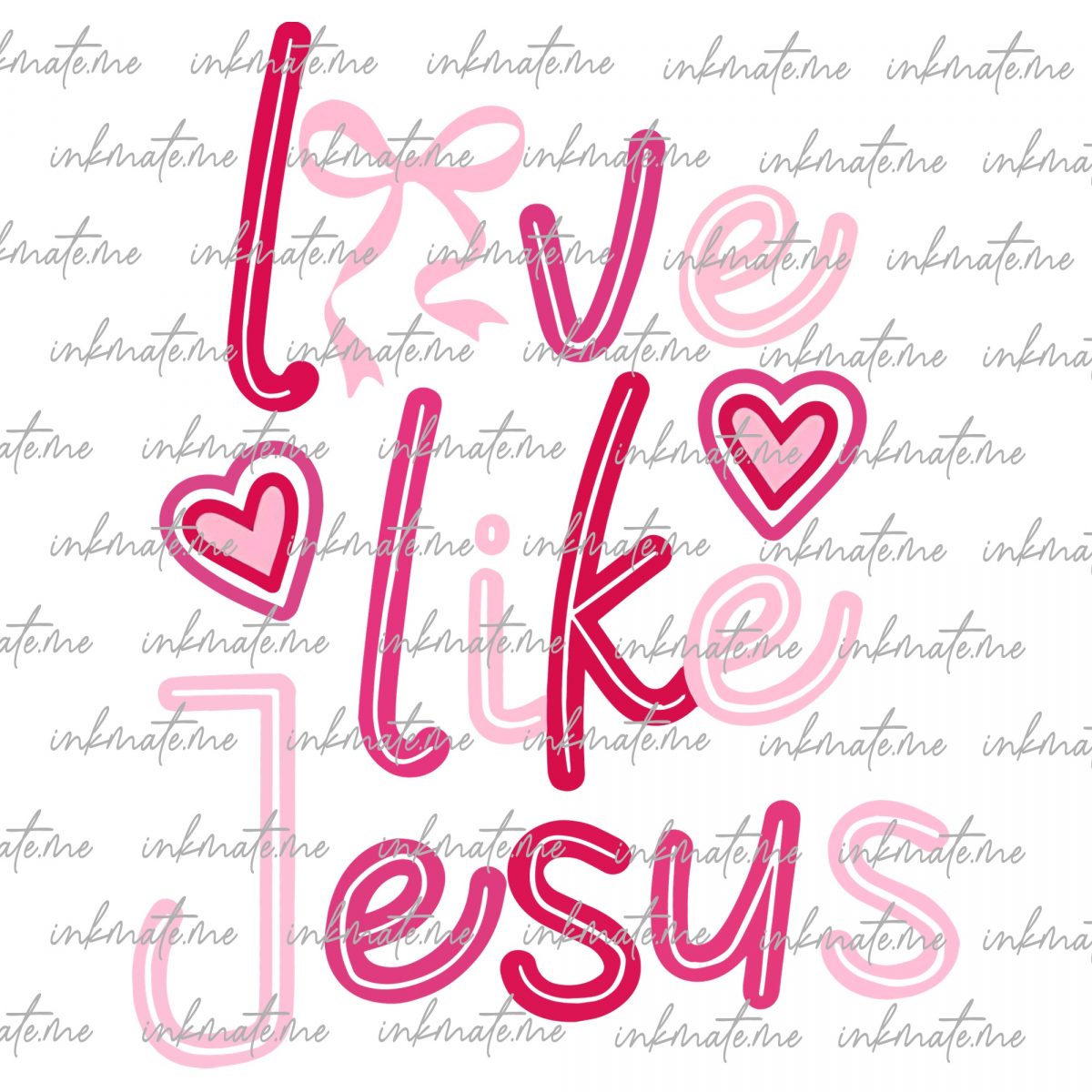 Love like Jesus Coquette Png, Valentine Png, Jesus valentine png, Valentines day png, Coquette Heart Bow png, Valentines Png