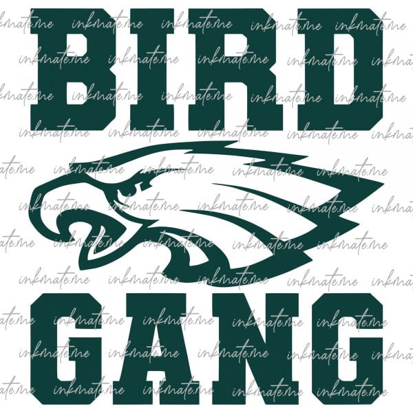 Philadelphia Football SVG PNG Bundle, American Football Svg, Philadelphia Eagle Png, Bird Gang Svg, Game Day Svg, Cricut, Png Sublimation