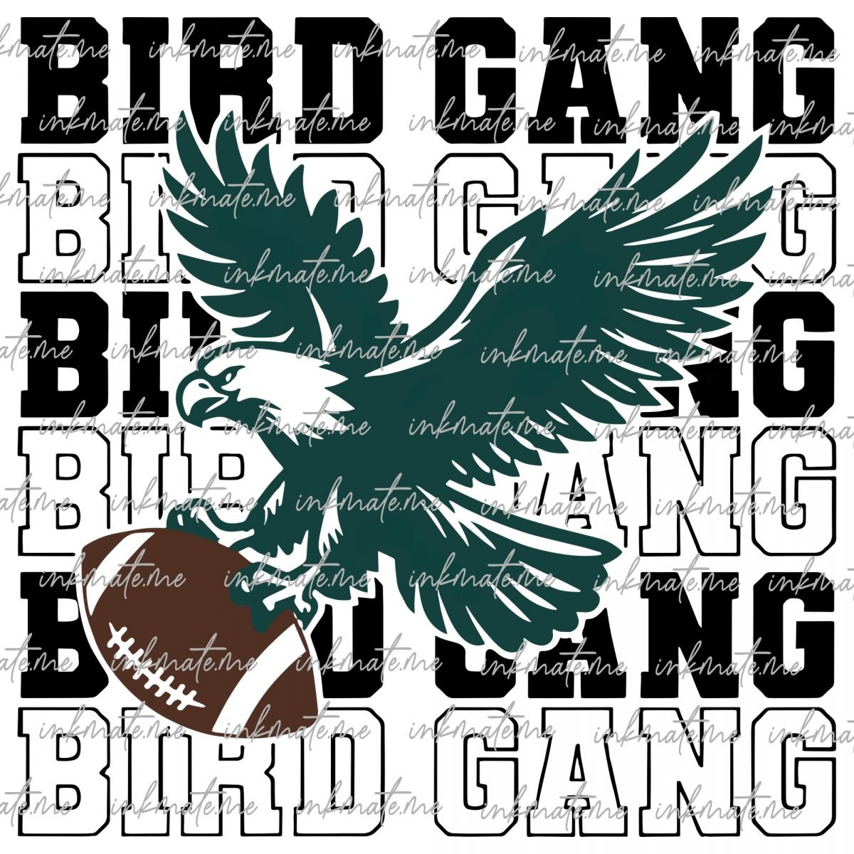 Philadelphia Football SVG PNG Bundle, American Football Svg, Philadelphia Eagle Png, Bird Gang Svg, Game Day Svg, Cricut, Png Sublimation